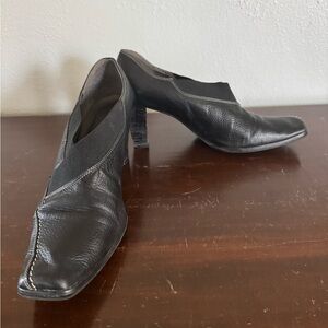 Sesto Meucci Elegant Black Italian Leather Women's Shoes Bootie Style